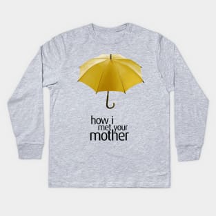 How I Met Your Mother: Yellow Umbrella Kids Long Sleeve T-Shirt